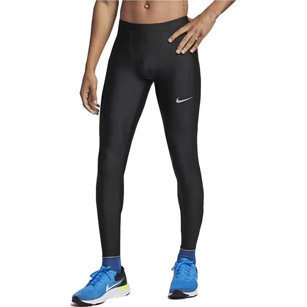 Nike Men's Power Running Leggings Black Size 2XL Dri-FIT Pant DB4103-010