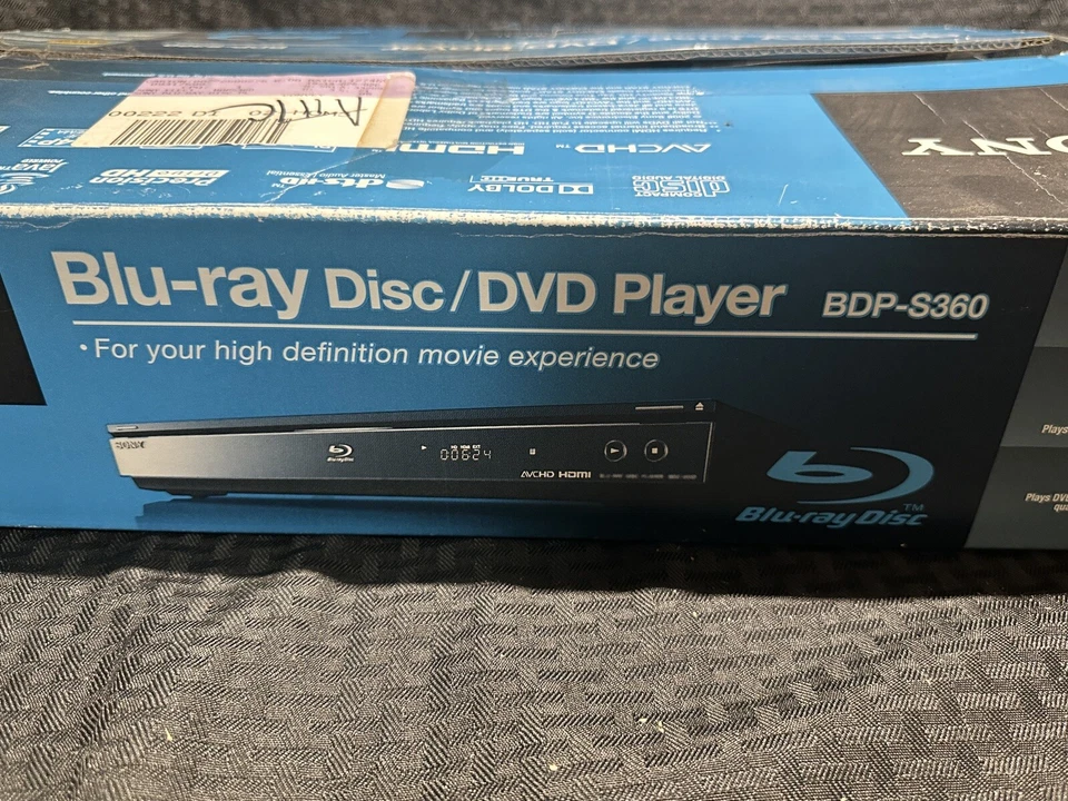 Reproductor de Blu-ray DVD/disco Sony BDP-S360 Foto 2 de 4