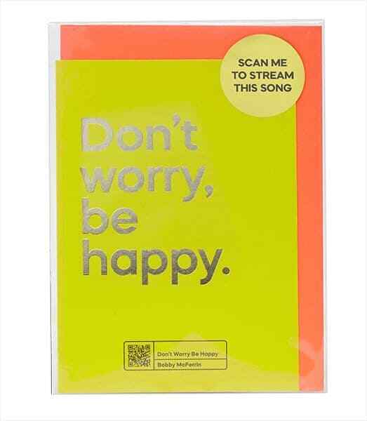 Bobby McFerrin ""Don't Worry Be Happy"" Playing Card - Music Gift - Music Playing