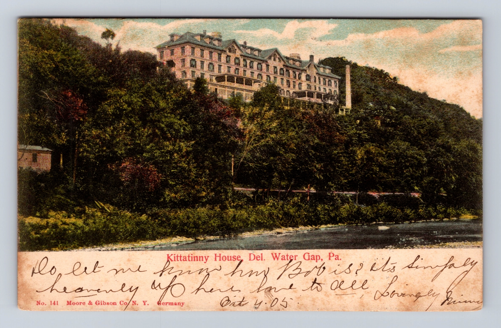 Delaware Water Gap PAPennsylvania, Kittatinny House, Antique Vintage