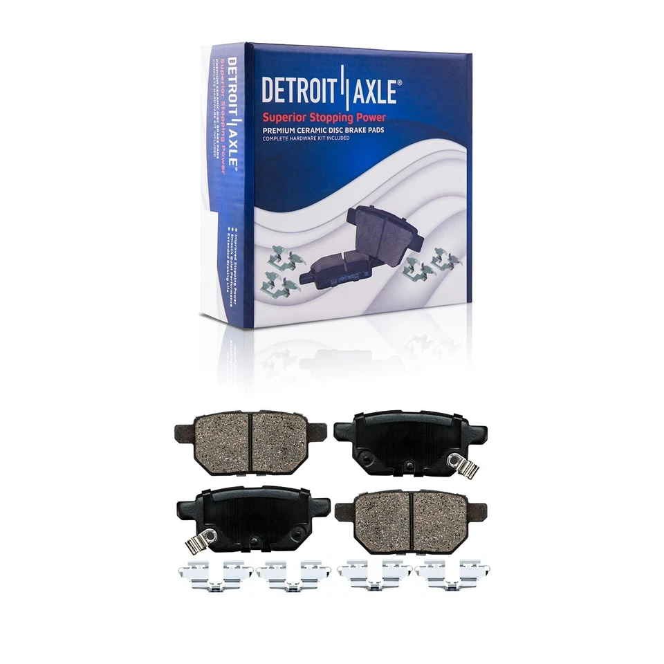 259mm Rear Disc Rotors Ceramic Brake Pads for Toyota Corolla Matrix Pontiac Vibe - Image 4 of 4