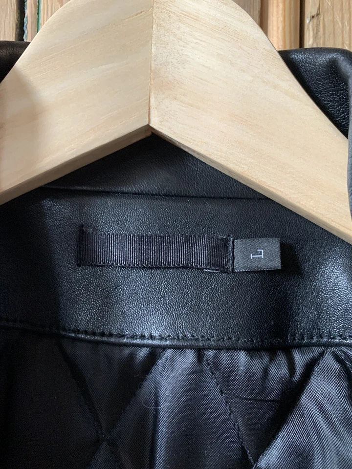 BLK DNM Leather Biker Jacket Large - Image 4 of 4