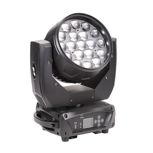 Etec Led Moving Head Beam Washer 19X15 Watt Osram Zoom Funktion Rgbw 4In1 Dj-image