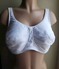 ABC Mastectomy Bra Style 103 Size 42DDD White No Wire Rose Contour