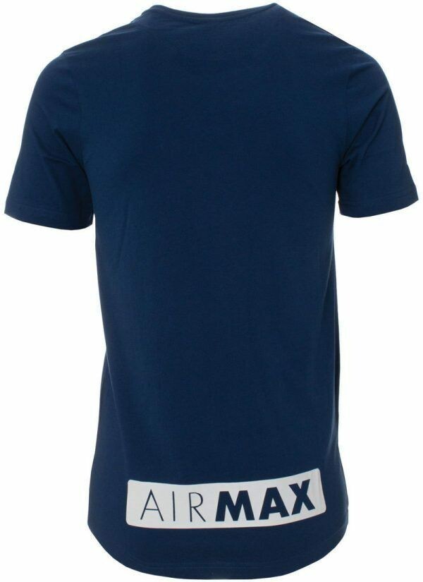 NIKE AIR MAX MEN'S CREW NECK T-SHIRT BLUE/WHITE RRP £30