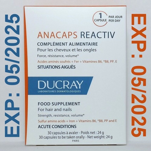 Ducray Anacaps Reactive 30 Gel Capsules Reactiv AntiHair Loss