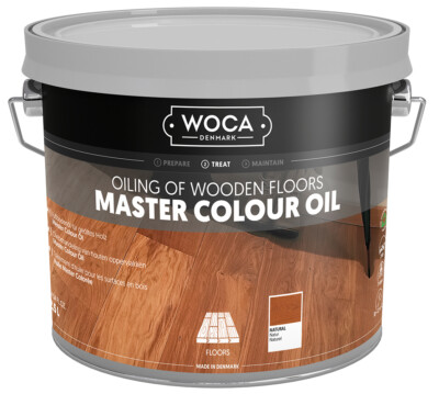 WOCA Meister Bodenöl, Parkett, Böden, Holzboden *Natur* 2,5 Liter (22,38  /L)