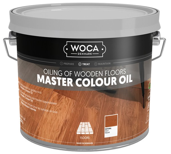 Woca Meister BodenöL, Parkett, BöDen, Holzboden *Natur* 2,5 Liter (22,38 €/L)-image