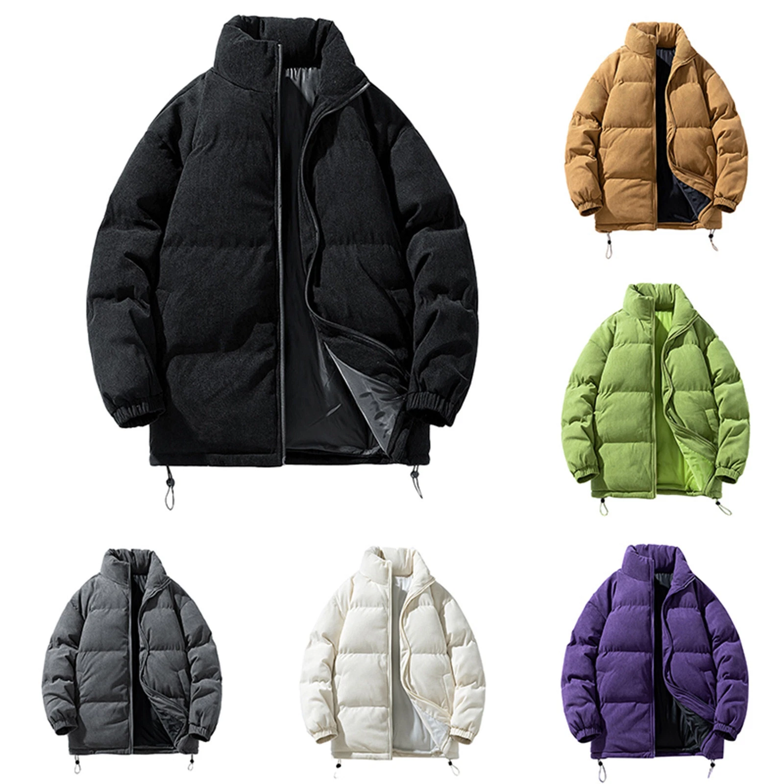 Autumn Winter Men corduroy Thicken Warm Corduroy Coat Cotton Padded Jacket