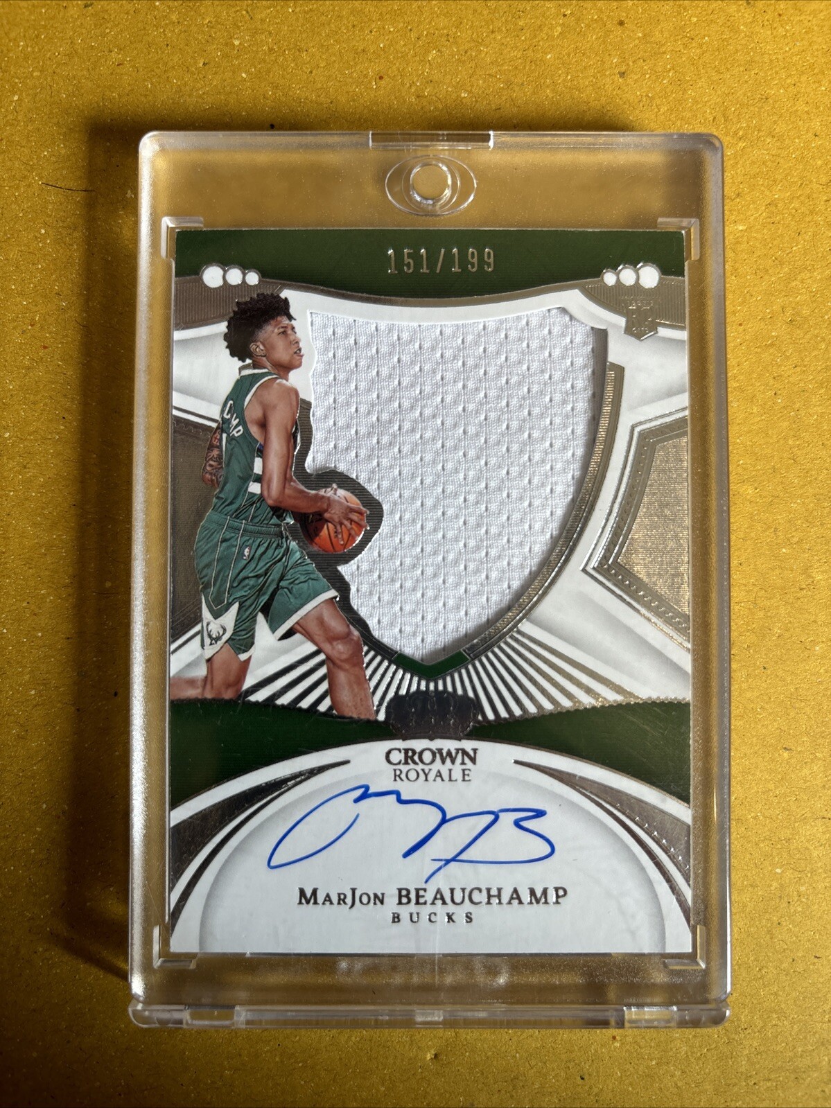 2022 PANINI CROWN ROYALE #102 ROOKIE SILHOUETTES MARJON BEAUCHAMP /199