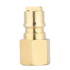 Brass 3/8" Quick Gas Propane Quick Regulator Connector Shutoff for Picnic BBQ