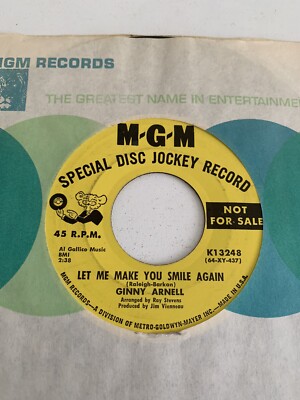 Ginny Arnell-Let Me Make You Smile Again/Yesterdays Memories(US MGM: K13248)1964