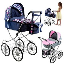 Doll Pram Vintage Baby Doll