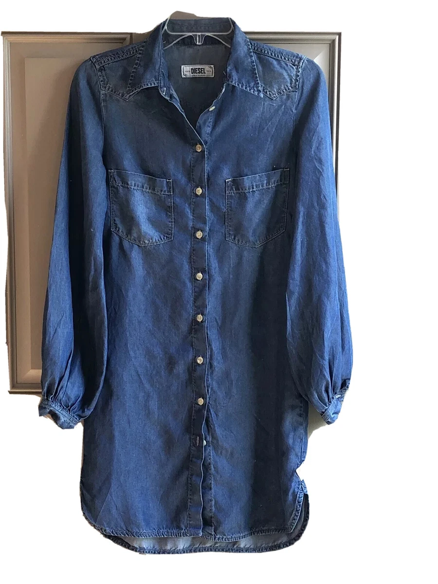 Diesel denim dress cheap