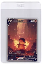 CUSTOMmade madeTOorder full art holo pokemon card PTL253 Cyndaquil