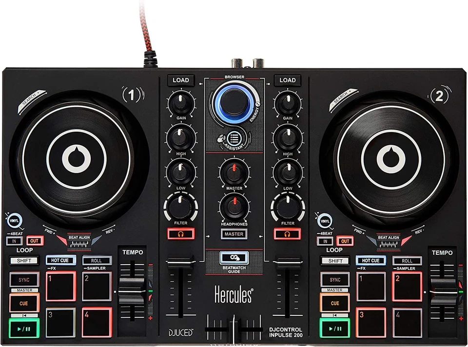 Hercules DJLearning Kit Complete DJ System for Beginners - Image 4 of 4