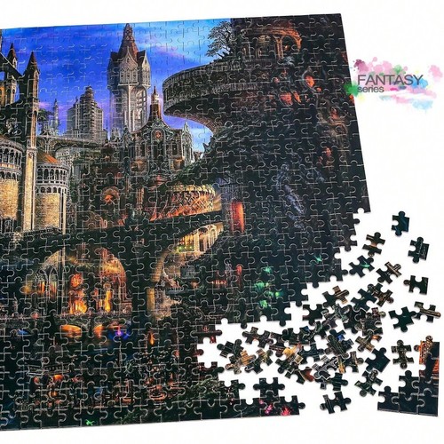 "Ingooood 1000pc Fantasy Puzzle - City of Green Plants" - Picture 12 of 16