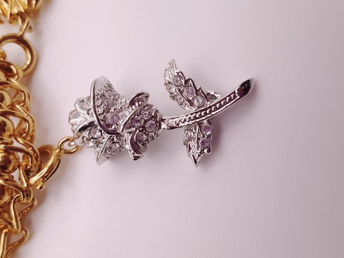 Pulsera vintage firmada Nolan Miller Charm. 8 dijes 7" con caja original - Imagen 14 de 24