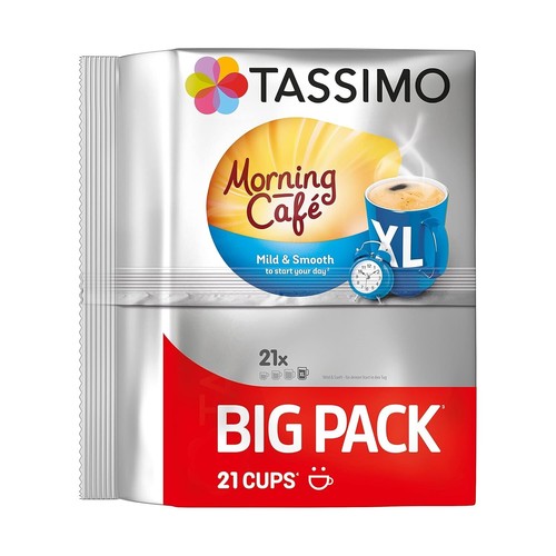 TASSIMO Kapseln Morning Café XL Mild&Smooth T Discs 5x21 Getränke Kaffeekapseln - Bild 4 von 7
