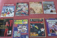 New and EUC Scrapbook Layout and Instruction Books, Lot of 8
