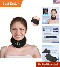 Soft Neck Support Collar Lightweight Adjustable Neck Brace for Travel Sleep