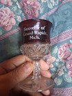 Ruby Red Flash Glass Souvenir of Diamond Lake Michigan — photo 1