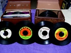 2 FULL NICE VINYL Cases BEATLES BAD Co. Lot 125  45 rpm Rock Pop Soul Records
