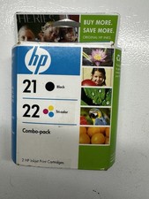 HP - 21/22 Black/Color Combo Pack Ink Cartridges