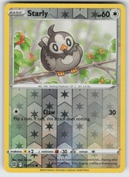Starly 117/172 Brilliant Stars Reverse Holo