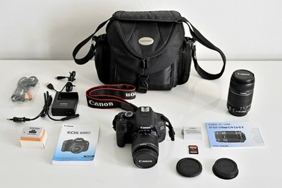 Canon EOS 600D Kamera Set mit 2 Zoom-Objektiven
