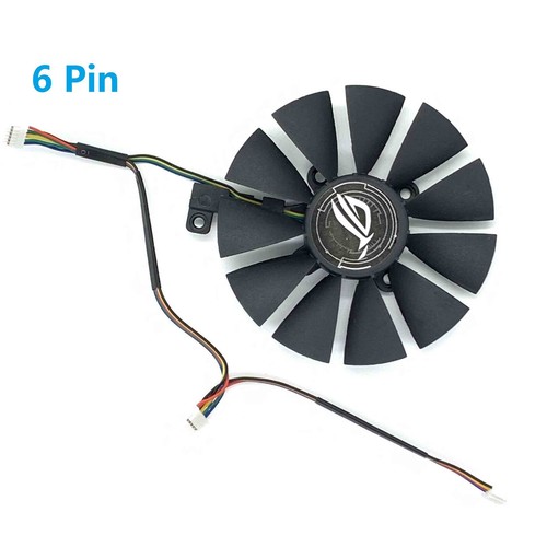 Cooler Fan For ASUS Strix GTX 1060 OC 1070 1080 GTX 1080Ti RX 480 T129215SU 87MM - Afbeelding 14 van 23