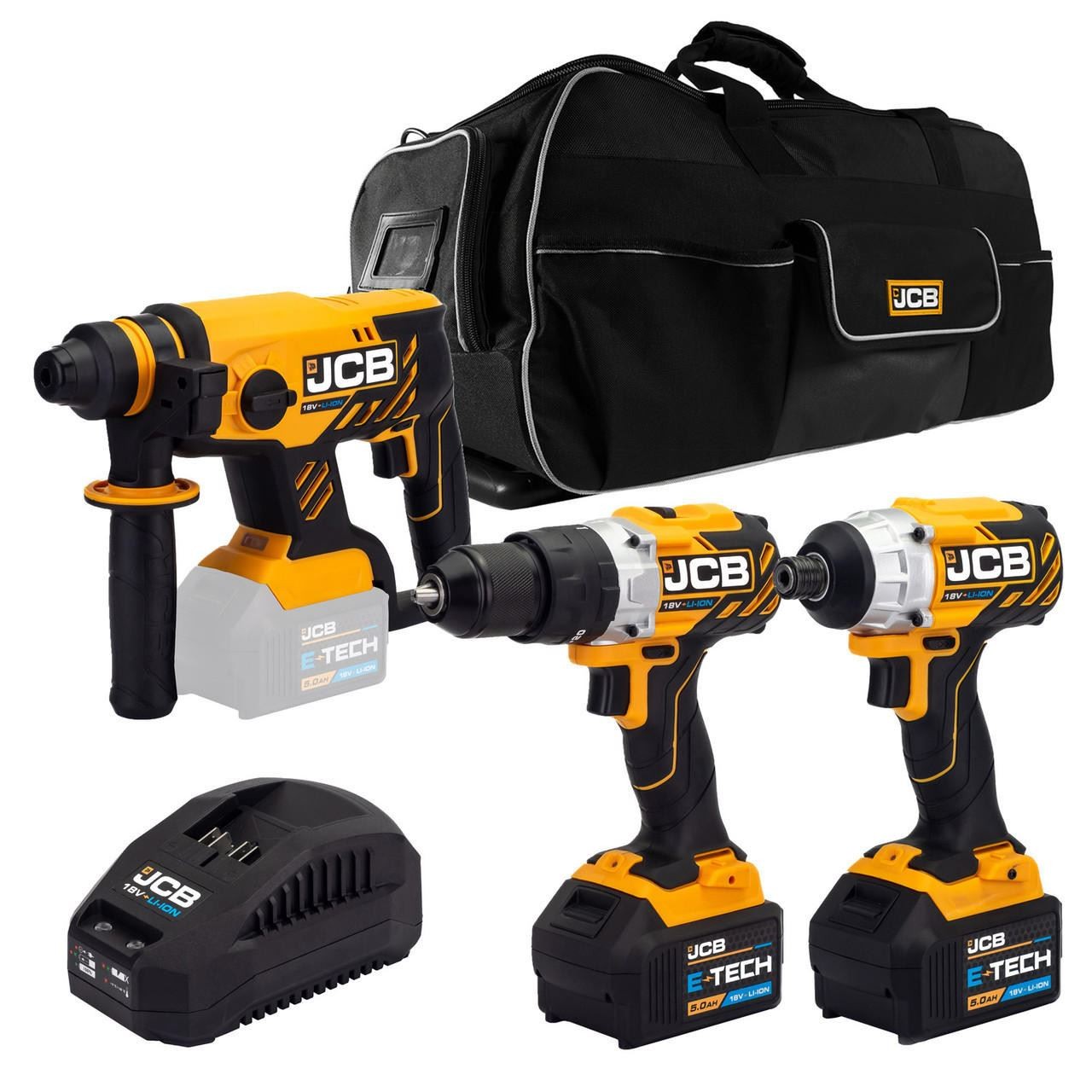 Jcb 18V B/L 3 Piece Kit 5Ah | 21-18Bl3pk-5 - Image 2