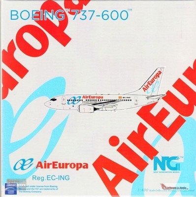 NGM76005 1:400 NG Model Air Europa B737-600 Reg #EC-ING (pre-painted/pre-built)