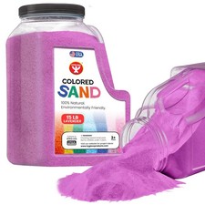 Hygloss Colored Sand 15 lb Bottle Lavender - Fine Craft Sand for Kids