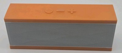 Jawbone Mini Jambox Special Edition Orange White Bluetooth Speaker w/ Case 