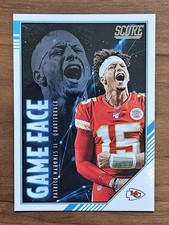 2020 Panini Score Football Game Face Insert Patrick Mahomes II #GF-PM