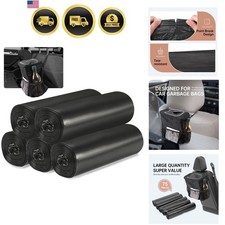 Car Trash Can Bags 5-pack Total 75 Bags- For Car