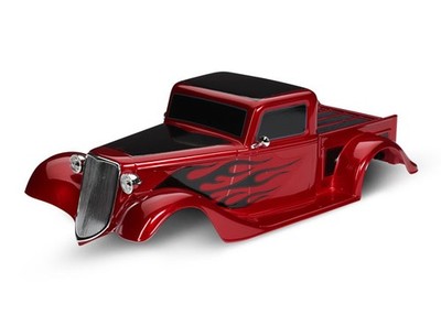 Traxxas TRX9335R Karo Factory Five '35 Hot Rod Truck (rot lackiert) + Anbaute