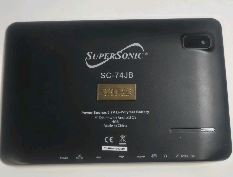 SC-74JB Supersonic Tablet +-CLEAN - FRONT & REAR CAMERA - Image 4 of 4