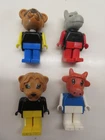 Lego Vintage Fabuland Minifigures-4 pcs. 1980s