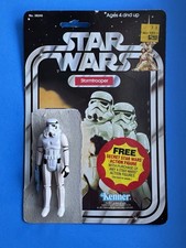 Star Wars 1977  STORMTROOPER  White 100  complete w  20 Back Card Vintage Uncut