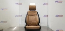 21 Ford F150 Lariat Seat Cover Set Pair With Headrest Front Driver Tan Leather