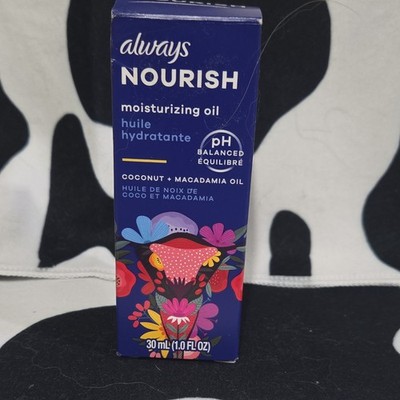 Always Nourish Moisturizing Oil Coconut Macadamia Avocado Grape Seed 30mL