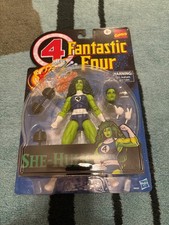 Hasbro Marvel Legends 6  Fantastic Four Retro Card She-Hulk in Blue Suit New MOC