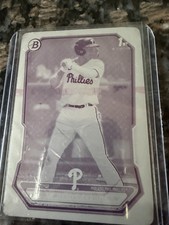 Anderson Araujo 1/1 Bowman Magenta Printing Plate