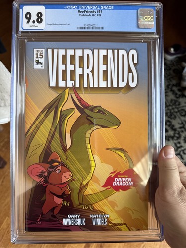 VeeFriends #15 (4/26) Graded CGC 9.8. First Appearance Of Driven Dragon. /7332