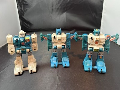 3 Takara Transformers - Made In Taiwan 1980-1984 Vintage Action Figures