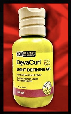 DevaCurl Light Defining Gel- Soft Hold- No Crunch/Flake-Definition 88ml