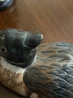 4 Vintage Soapstone Carved & Painted Mallard Ducks Heavy Colorful — photo 10