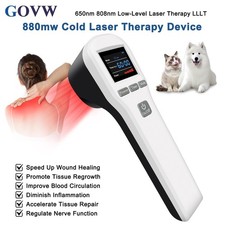 Low Level Therapy Laser Red Light Device for Pain Back Knee Neck Muscle 880mW